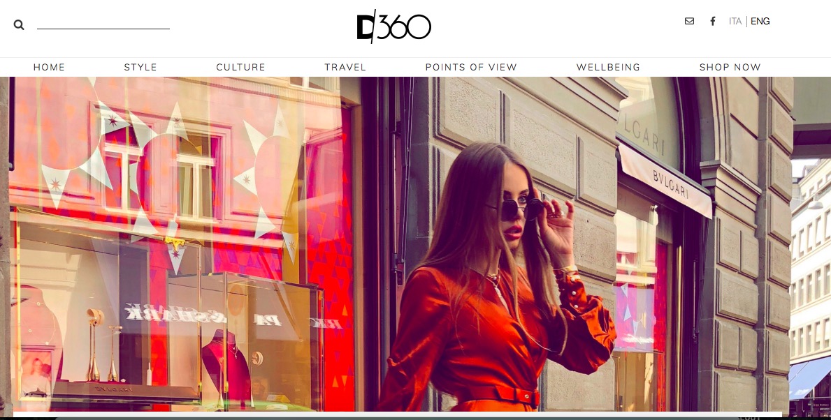 Xenia Tchoumi interviewed by Anna Madsen in D360 Magazine, October 2018
